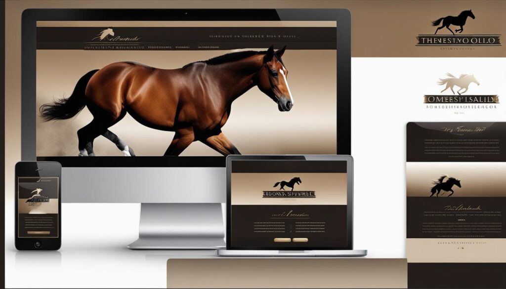 Equestrian website design Equestrian website design