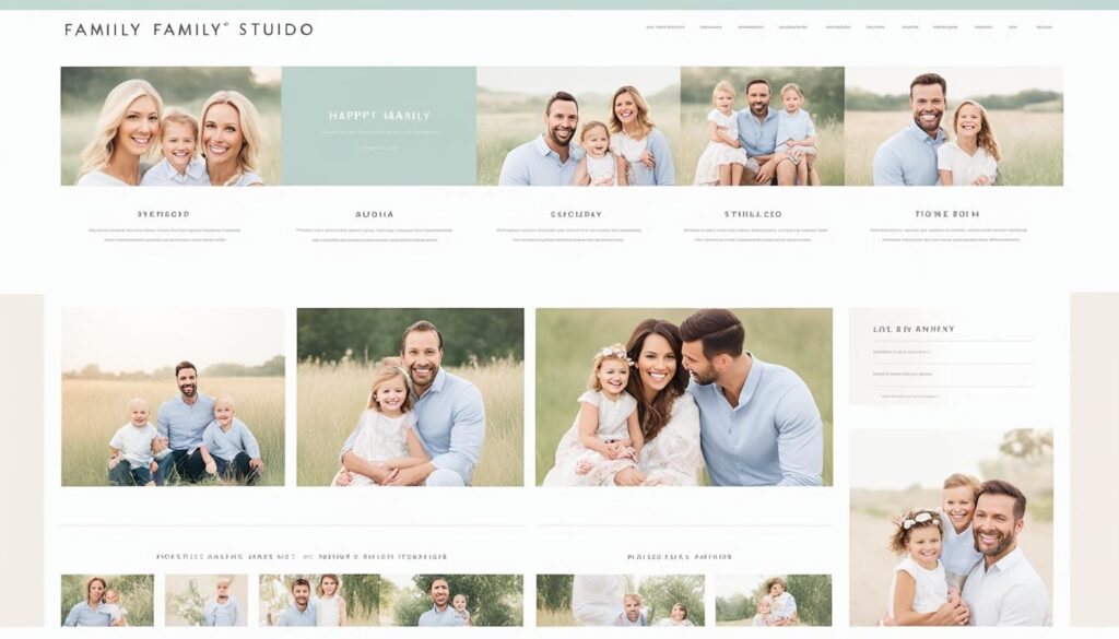 Family Photography Studio Website Family Photography Studio Website