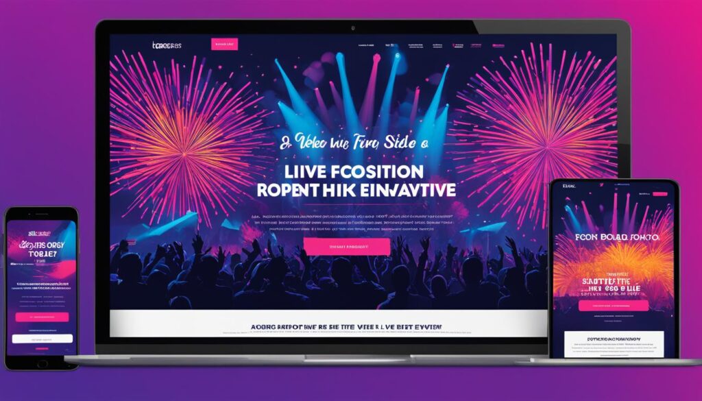 event website design event website design