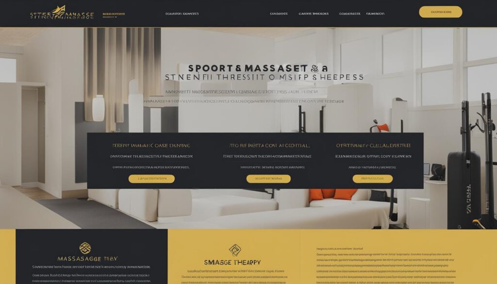 sports massage therapy website design sports massage therapy website design